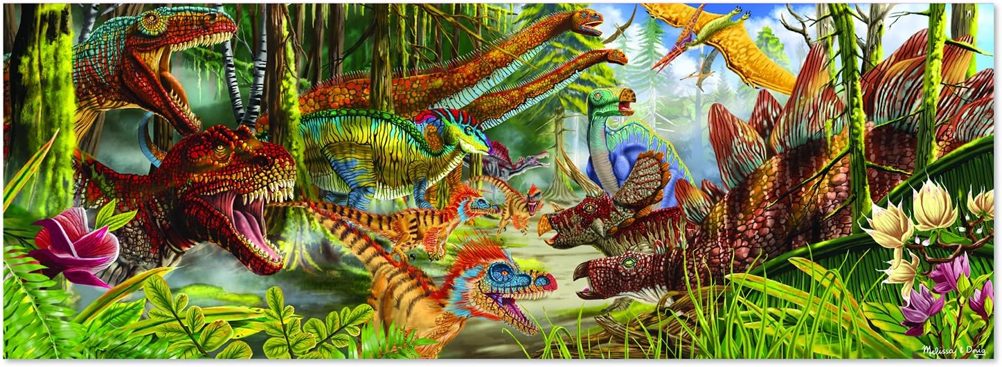 melissa & doug dinosaur floor puzzle