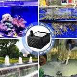 BARST 250L/H Submersible Pump 3.6W Quiet AC 220V with 4 Suction Cups view 3