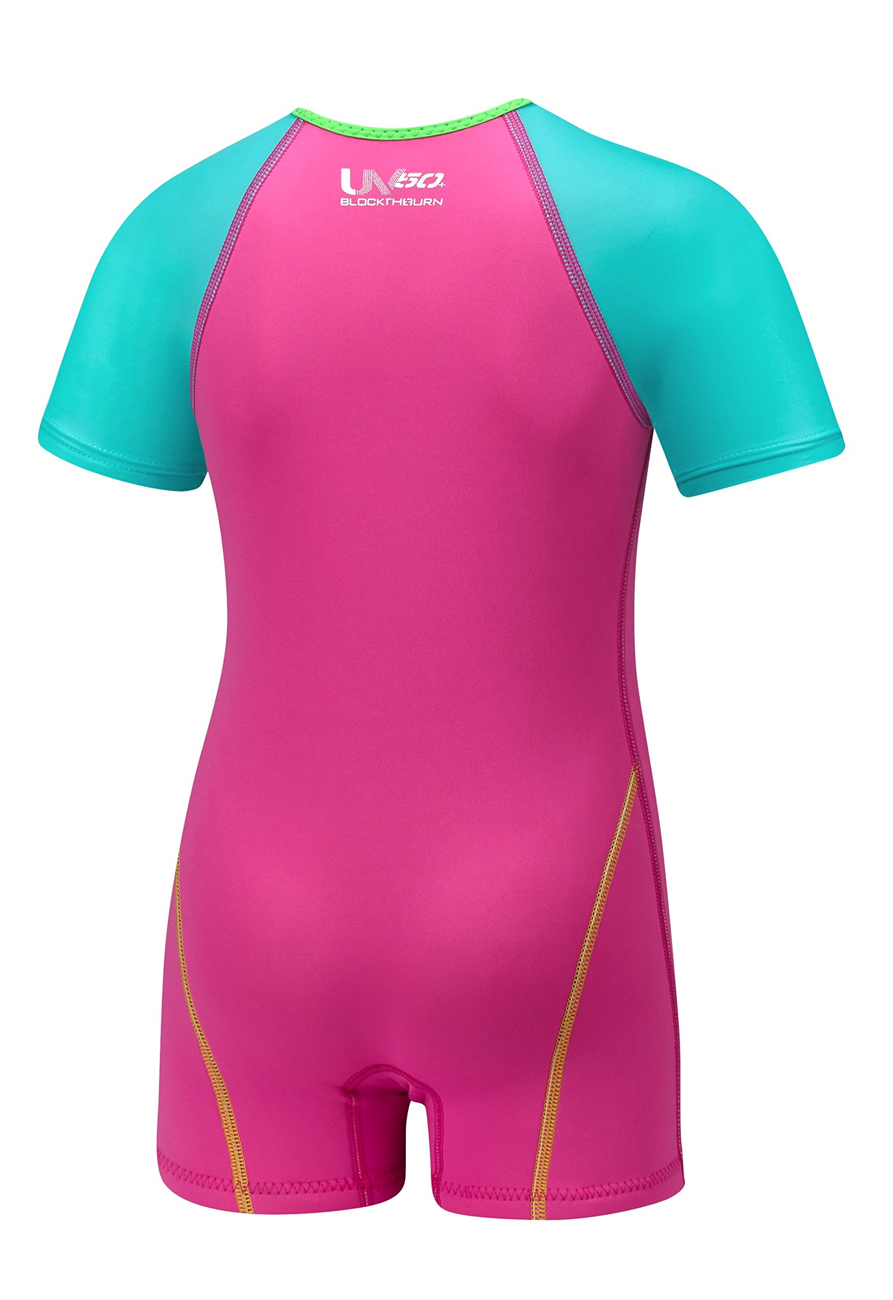 Speedo Kids UPF 50+ Begin To Swim Thermal Swimsuit, Berry, 910 on
