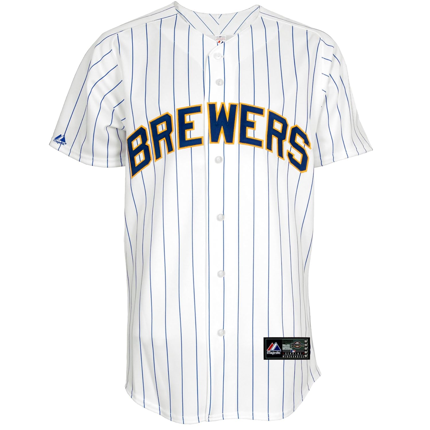 brewers pinstripe jersey