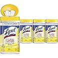 Lysol Disinfectant Wipes, Multi-Surface Antibacterial Cleaning Wipes, For Disinfecting and Cleaning, Lemon and Lime Blossom, 
