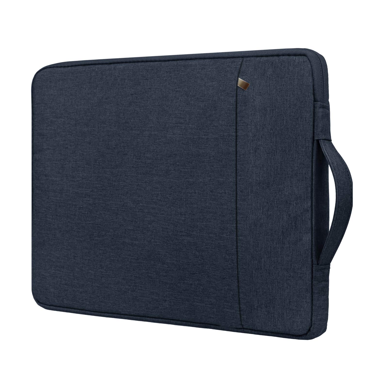 RAINYEAR 16 Inch Laptop Sleeve Case Specially Compatible with 16" MacBook Pro/Max M1 M2 M3 M4 A2141 A2485 A2780 A2991 A3403 A3186, Carrying Bag with Handle Strap Front Pocket, Navy Blue