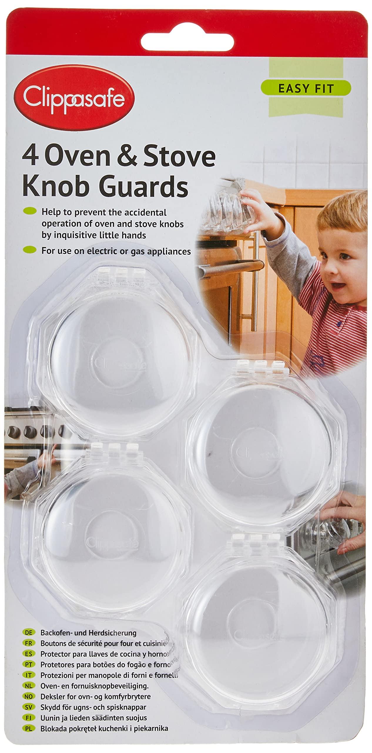 Clippasafe Oven and Stove Knob Guards