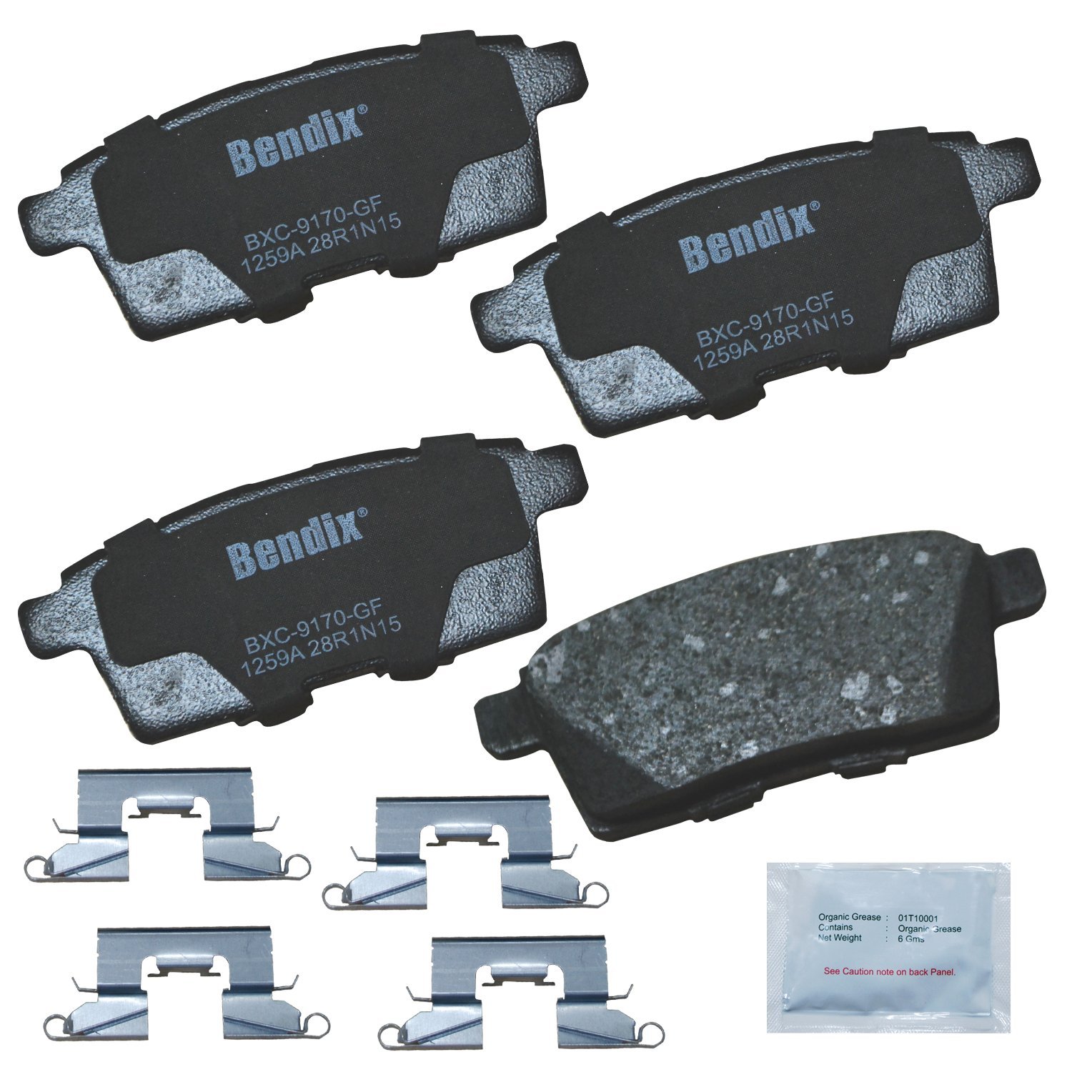 Bendix Priority1 CFC1259A Ceramic Rear Brake Pads for Mazda CX-9 2012 Image Bendix Priority1 CFC1259A Ceramic Rear Brake Pads for Mazda CX-9 2012 Image