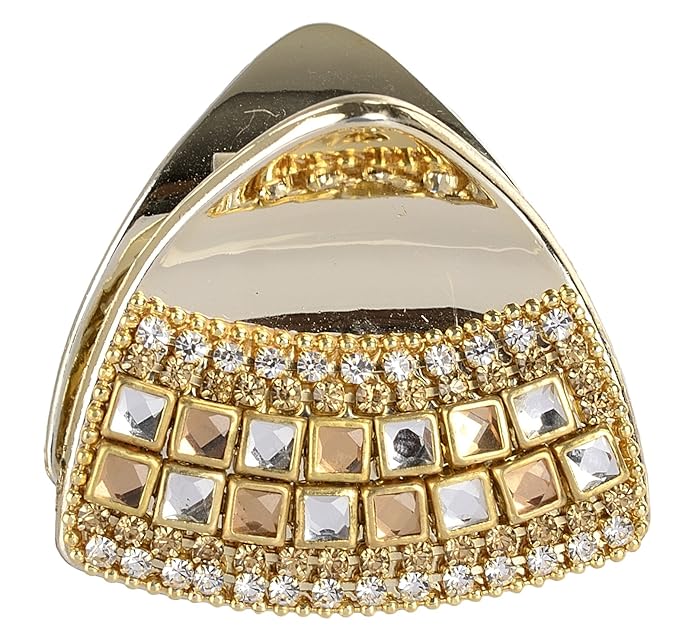 Buy Yumi® Party wear Clutcher for Girls and Women (White with Golden and Silver Work) at Amazon.in