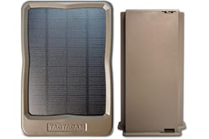 TACTACAM Reveal External Solar Panel for All Reveal Cellular Trail Cameras X Pro, X Pro 3.0, X 2.0, X 3.0, SK, XB, Gen 1 (Solar Panel + Lipo Battery Pack Bundle)