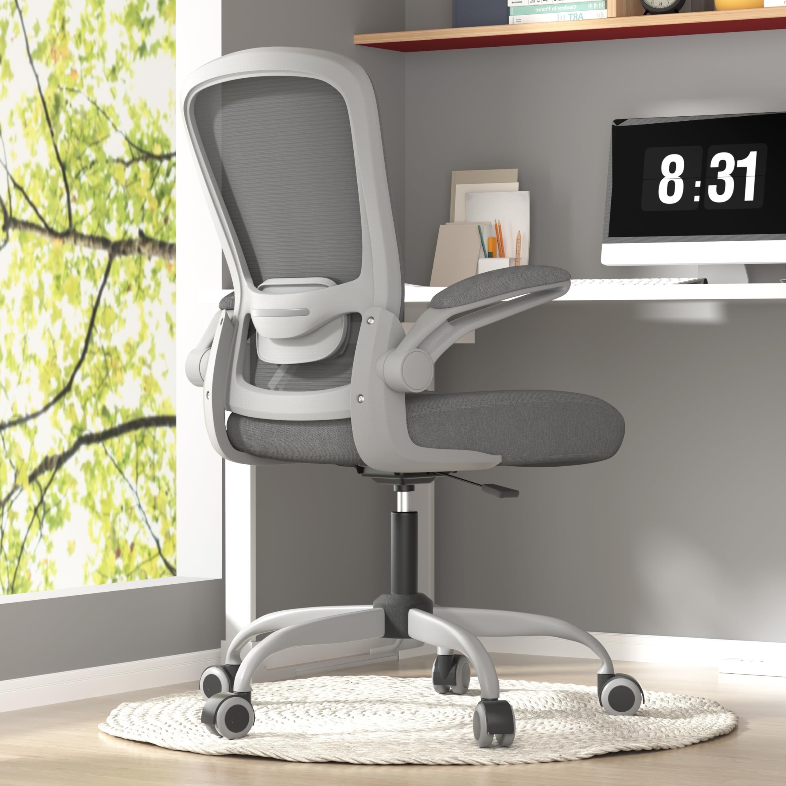 Photo 1 of ***PARTS ONLY***Mimoglad Office Chair, Ergonomic Desk Chair with Adjustable Lumbar Support, High Back Mesh Computer Chair with Flip-up Armrests-BIFMA Passed Task Chairs, Executive Chair for Home Office