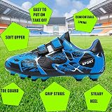 Hanani Boys Girls Football Boots FG/AG Soccer Shoes Blue view 5