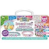 Rainbow Loom Beadmoji Mini Combo - DIY Bracelet Kit with 1800 Rubber Bands | Design 260 Beadmoji Beads Including Icon and Message Themes; Includes Speed Loom and Easy Instructions for Ages 7+