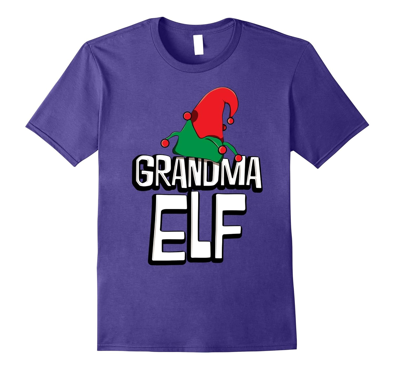 Grandma Elf T-Shirt Funny Family Elves Costume for Grandmas-Rose