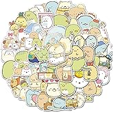 XIAOYOUZI 50Pcs Sumikko Gurashi Vinyl Stickers for Phones,Water Bottles. | Water-resistant decals stick only to sleek smooth surfaces, easy peel, reusable, for all ages, ideal daily decorative gifts.
