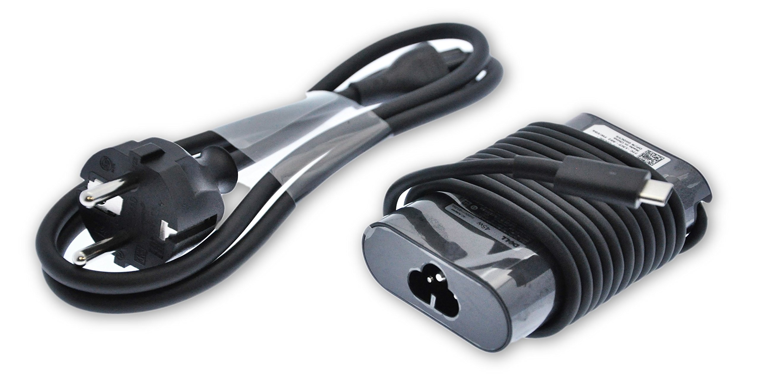 Genuine Dell 4RYWW HDCY5 45W USB-C AC Adapter Latitude 3390 5175 5179 5285 5289 7212 7275 7285 7289 7389 7390, XPS 12 9250, XPS 13 9365, 9370, Chromebook 51900 492-BBUS LA45NM150 HDCY5 4RYWW