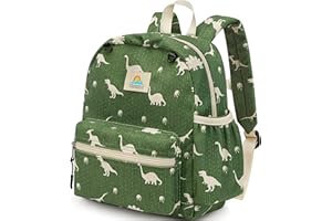 STEAMEDBUN Corduroy Toddler Backpack for Boys 2-4: Kids backpack for Boys Girls - 12 inch Preschool Kindergarten Backpacks - Dinosaur