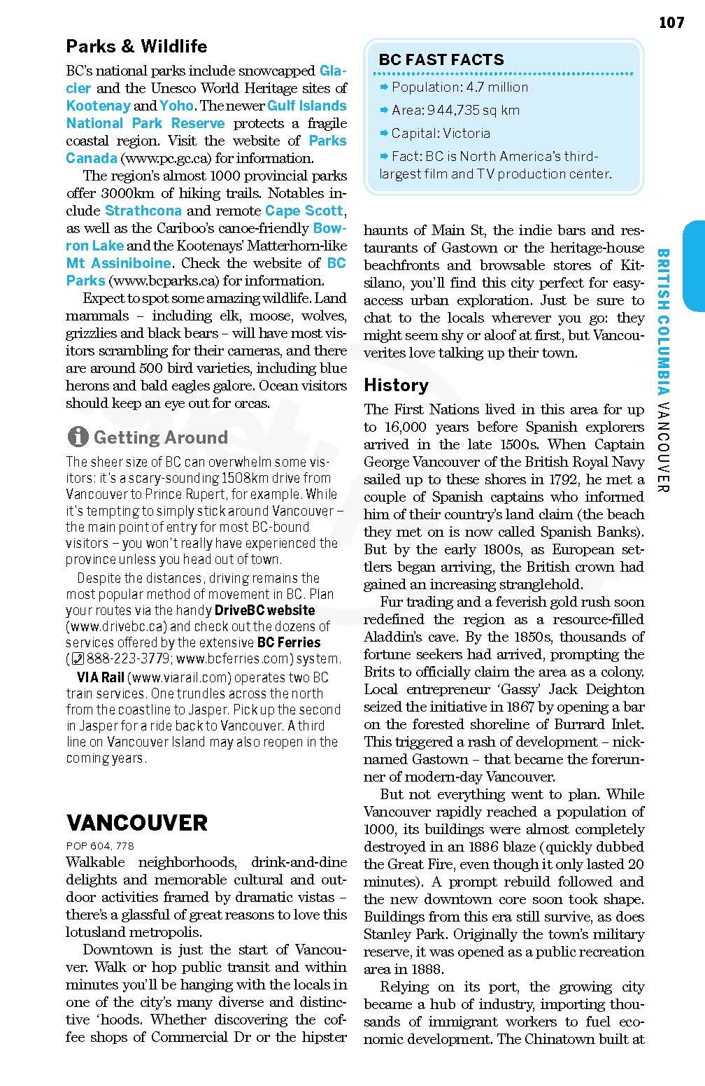 Lonely Planet British Columbia & the Canadian Rockies (Regional Guide) Lonely Planet British Columbia & the Canadian Rockies (Regional Guide) Paperback