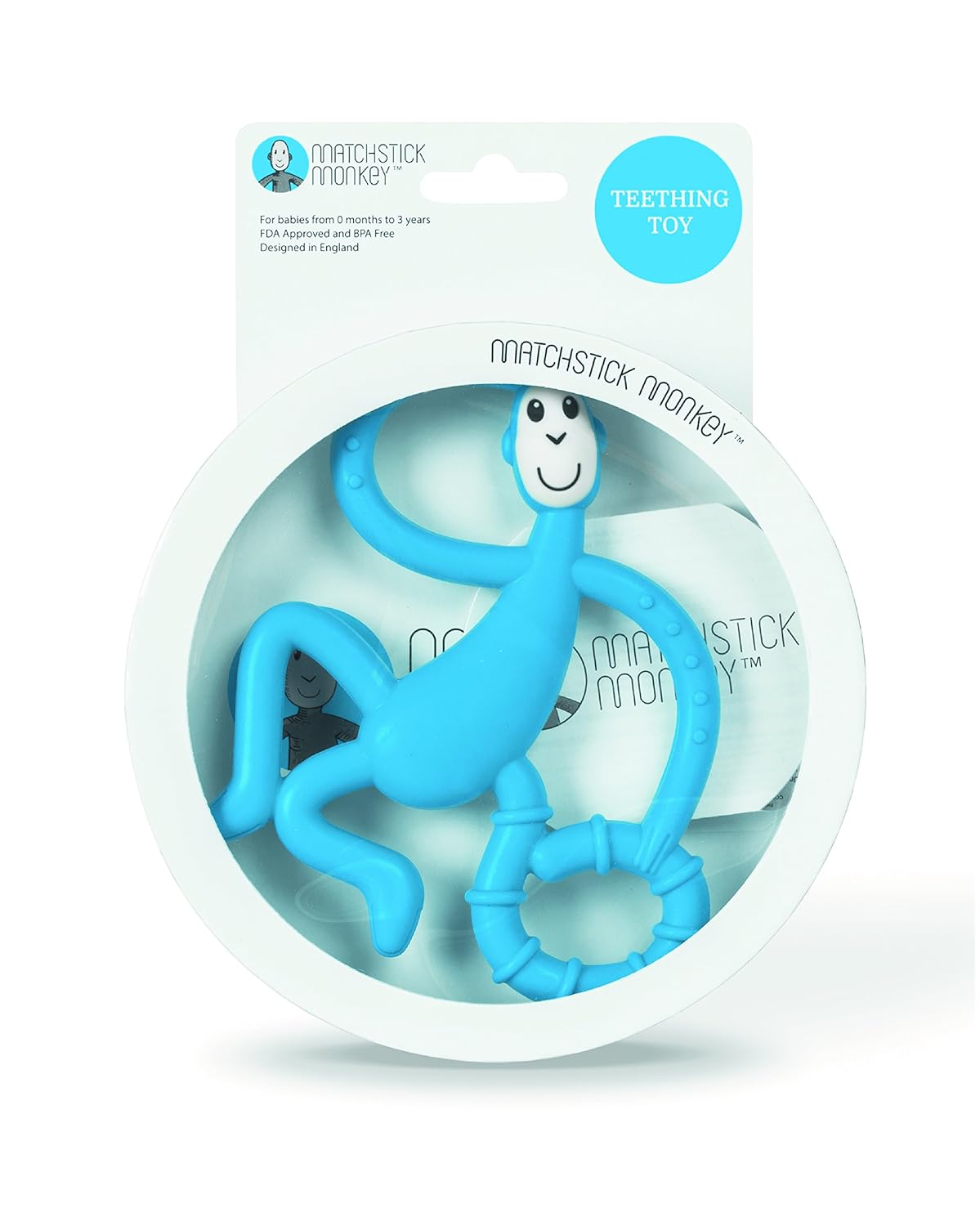matchstick monkey teething toy