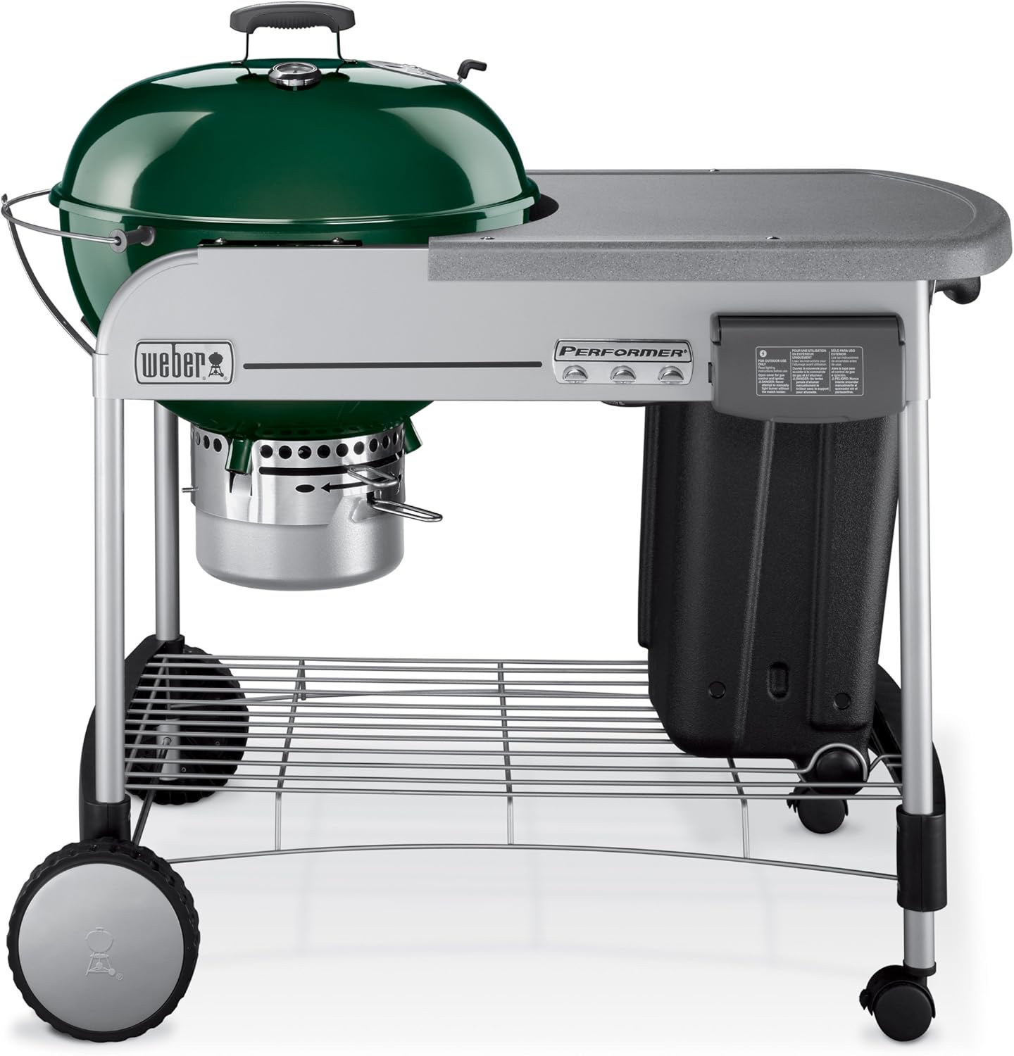 er 1427001 Performer Charcoal Grill, Green