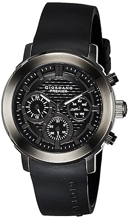 Giordano Analog Black Dial Mens Watch - P1055-01