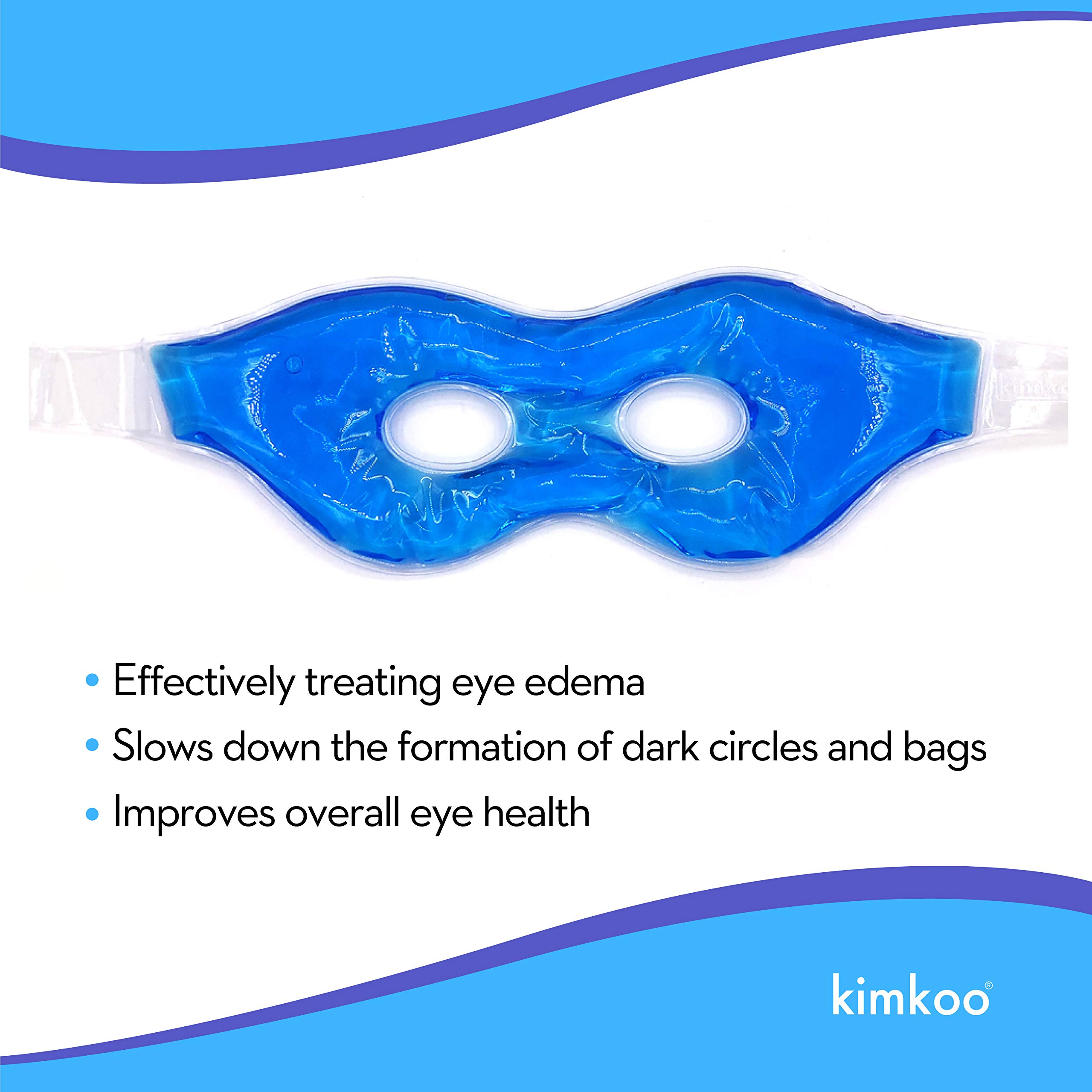 Kimkoo Gel Eye Mask Cold Pads&Cool Compress for Puffy Eyes and Dry Eye