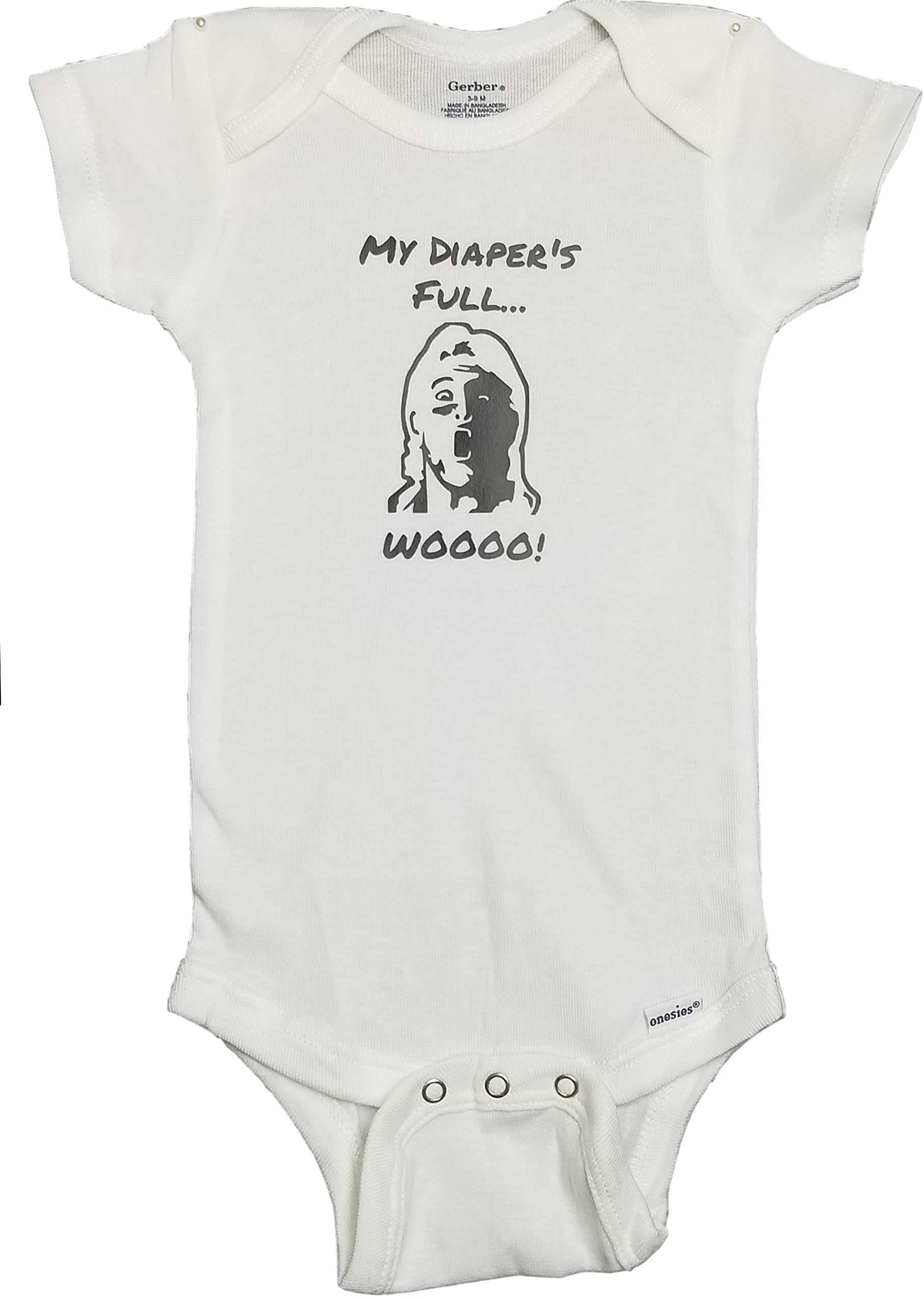 RIC Nature Boy Flair Comedy Onesie Woooo! Wrestling Parody | Funny Baby Clothes Jumpsuit & Bodysuit by Mari Kyrios