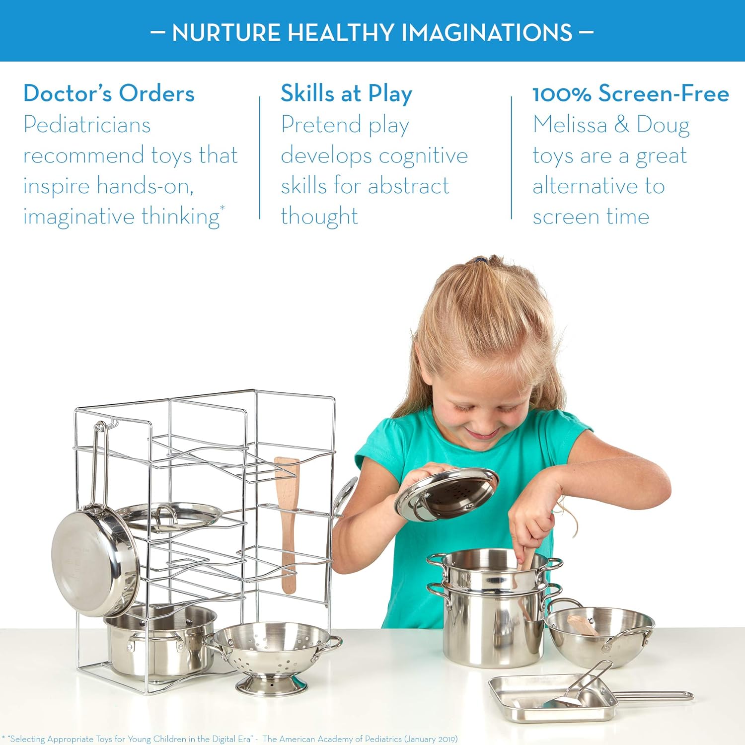 melissa and doug pots and pans amazon