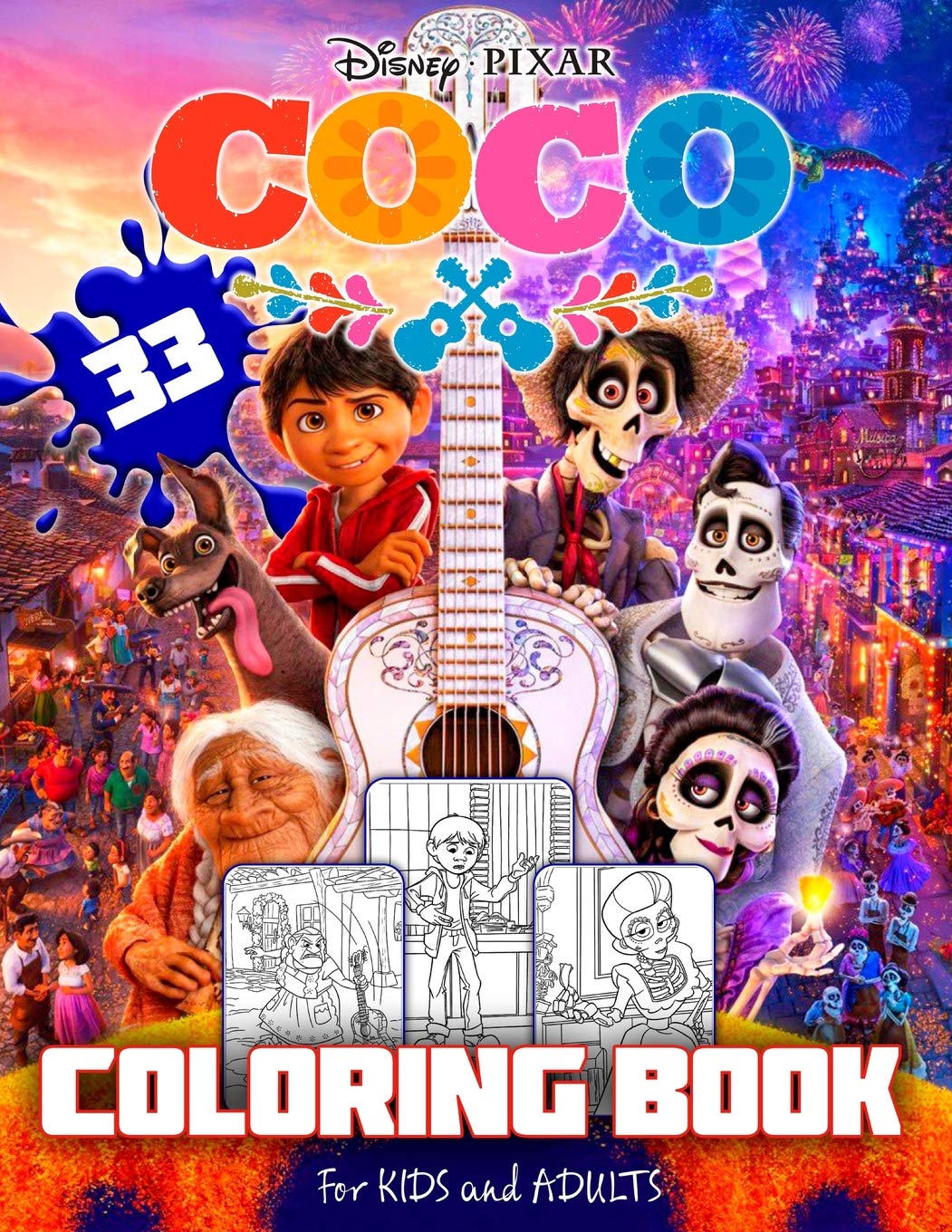 108 Disney Coco Coloring Book Free Images