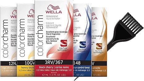 Wella Color Charm Liquid Permanent Hair Color 8rg 729 Titian Red Blonde Strawberry Blonde Hair Faded Hair Color Red Blonde Hair