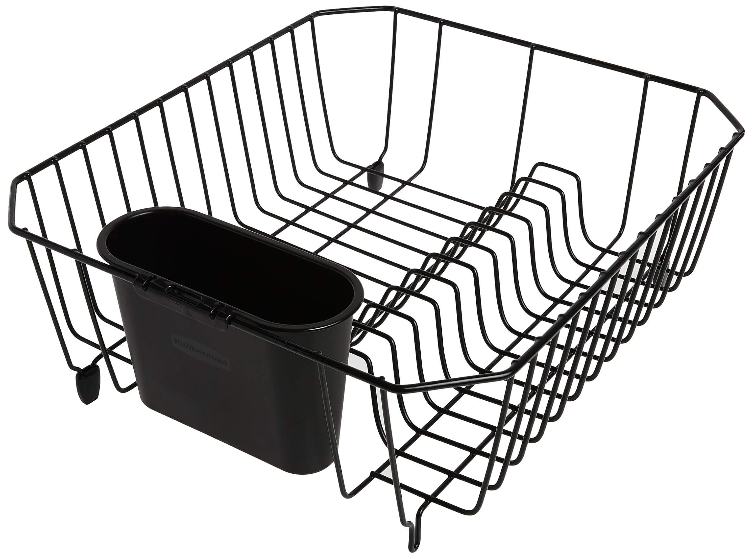 Rubbermaid Dish Drainer Small, Black 24959-7