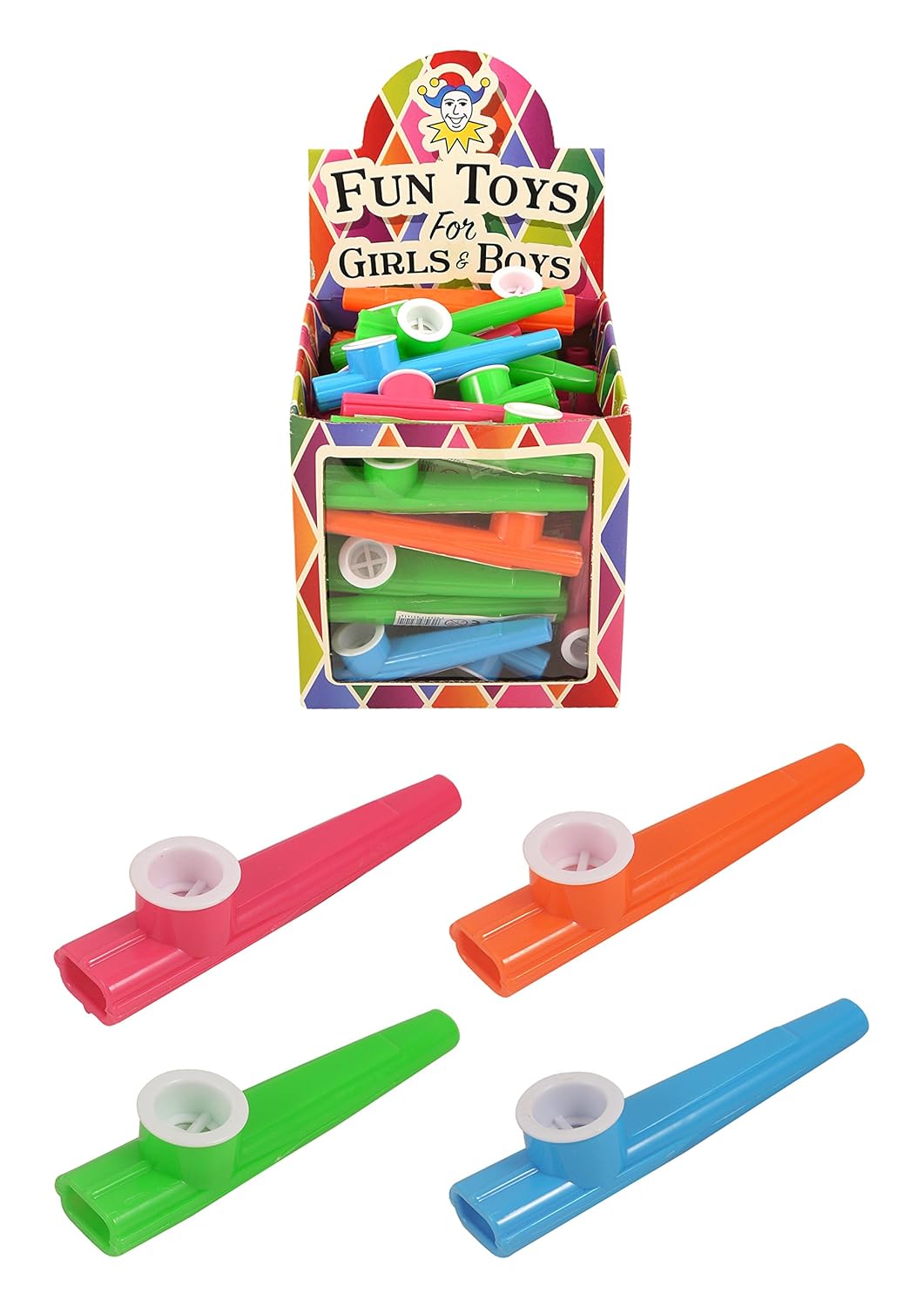 Finchley FUN High Quality Children's Plastic KAZOO Music Maker Assorted