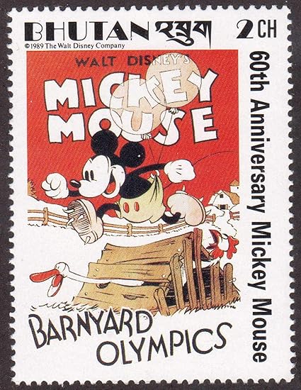 Amazon Com 1989 Mickey Mouse Barnyard Olympics 60th Anniversary