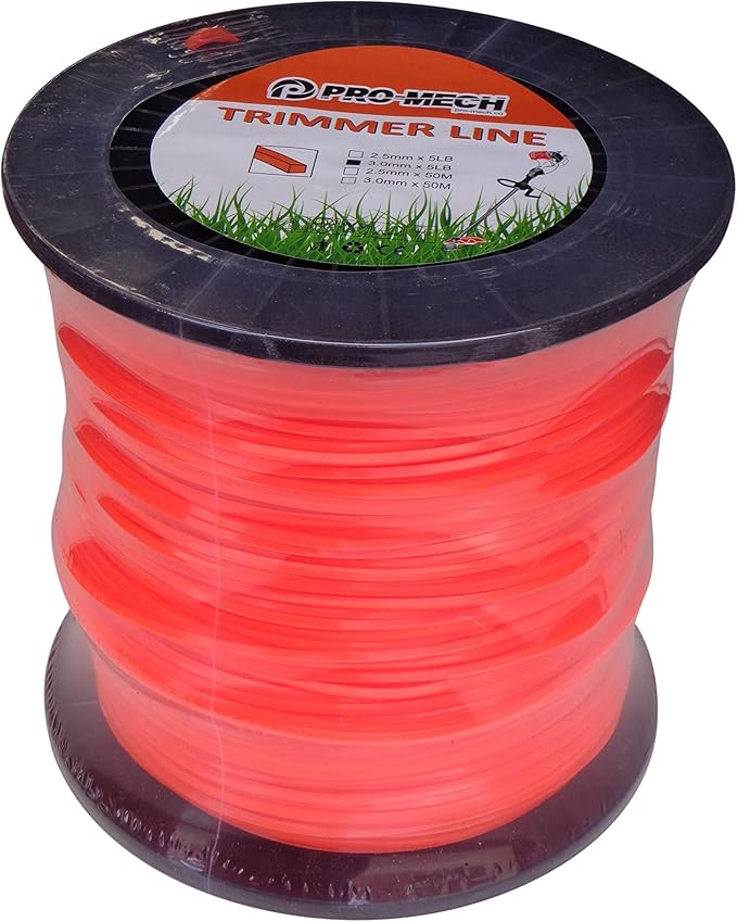 Strimmer cord/line 3.0mm square, roll 350m, 5lbs weight Amazon.co.uk DIY & Tools