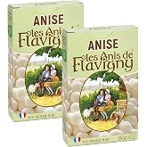 Les Anis de Flavigny Candy Mints, The French Mints, Vegan, Non-GMO, Made in France, Anise Flavor, 40g Box, 2-Pack