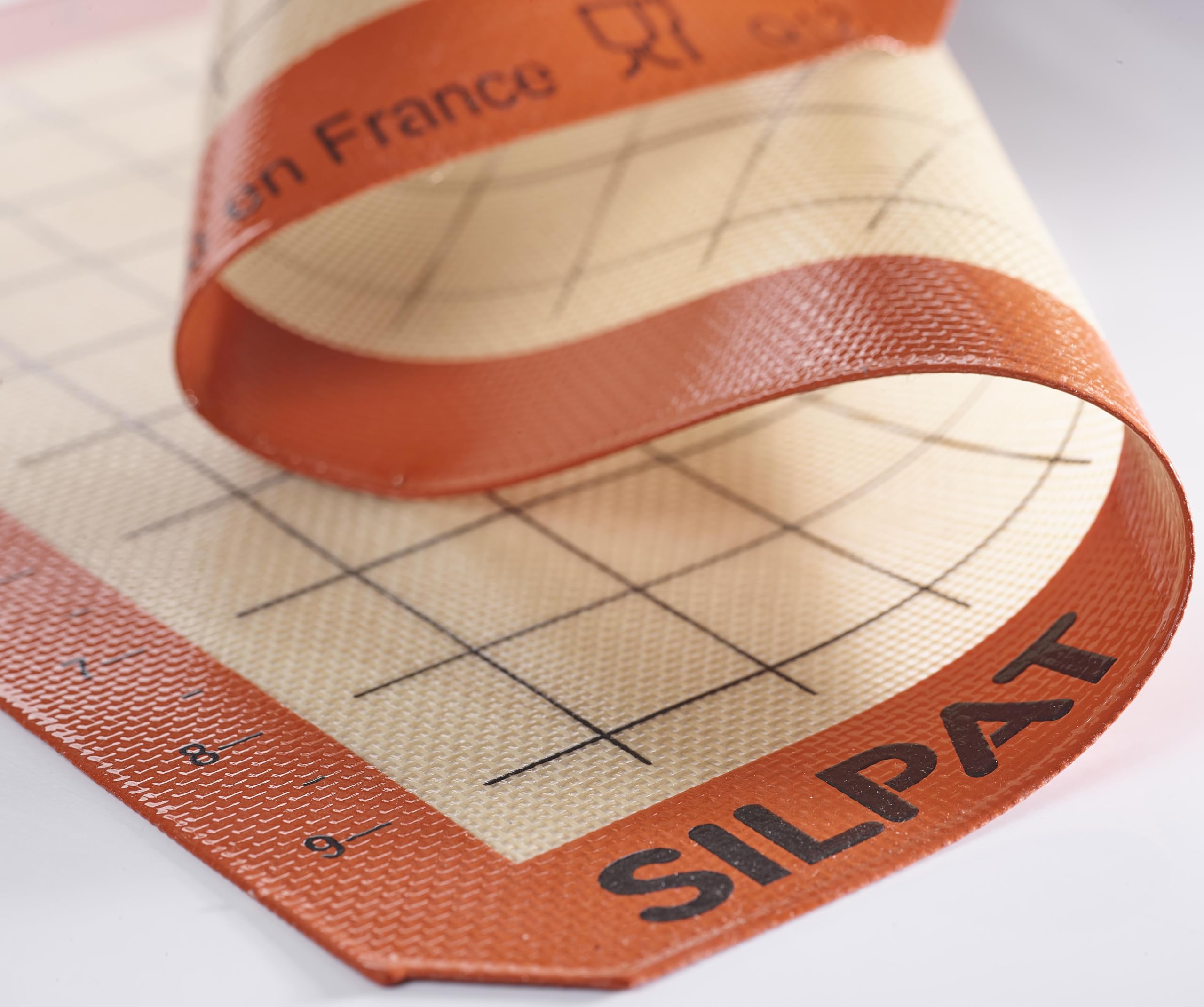 Silpat The Original Premium Non-Stick Silicone Baking Mat, Gridded Half Sheet Size, 11-5/8 x 16-1/2