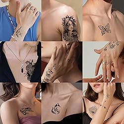 Temporary Fake Arm Tattoos Stickers Sleeves Kit