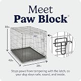 MidWest iCrate 106 cm Single Door Folding Dog Crate with Divider Panel view 5