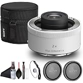 Sony FE 2.0X Teleconverter (SEL20TC) + Cap Keeper + Cleaning Kit Bundle | For Photography &amp; Extended Reach