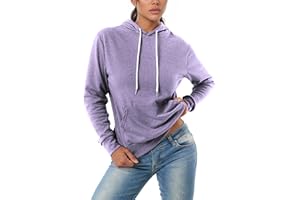 GIVON Women's Essential Pullover Hoodie Thin Lightweight Long Sleeve Comfort Sweatshirt for Everyday Wear