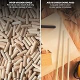 joeji's Kitchen Bamboo Dowel Rods 30cm x 6mm 60 Pack Craft Sticks view 7