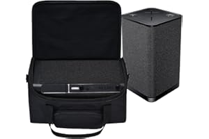 YIPUVR Carrying Case for Ultimate Ears Hyperboom, Soft Travel Storage Bag Compatible with Ultimate Ears Hyperboom Portable & Home Wireless Bluetooth Loud Speaker Outdoor Box-Only Case (Black)