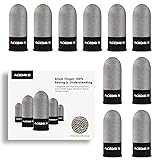 ACEDAYS Gaming Finger Sleeves,100% Visible Silver