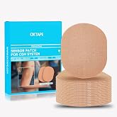 OK TAPE Adhesive Patches for MEDTRONIC Guardian and Other Sensor 15 PCS | Waterproof Sweatproof for Swimming, Shower, CGM Patches,Thin, Breathable Long Last Sensor Patches, Beige