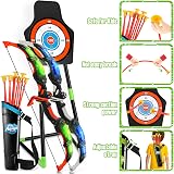 OWNONE 1 Bow and Arrow Set for Kids LED Lights Suction Cup Arrows view 2