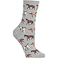 Hot Sox womens Animal Series Novelty Crew Casual Sock
