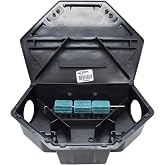 Bell Labs PROTECTA Bait Station for Rats, Low Profile (LP) Black, CASE of SIX