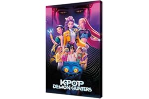 COMOR demon hunters poster For Fans Kids Birthday Party Decorations Gifts-demon hunters Posters Canvas Prints Picture For Teen Boy girls Bedroom Decor (KP1,12L x16W)