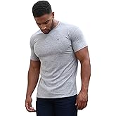 The Argo Ultra Soft Cotton Ribbed Short Sleeve T-Shirt for Men - Order a Size Up