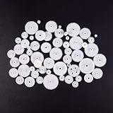 Huhudyy 58 Styles Module 0.5 Plastic Gears Cog Wheels for Robot Parts DIY view 4