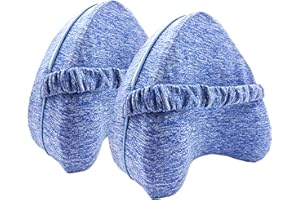 LeoTube Replacement Pillowcase Pillow Cover with Elastic Strap for Contour Legacy Leg & Knee Foam Support Pillow-Cover ONLY (