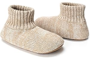 cosyone1997 Men's Slipper Socks with Grips, Fuzzy Indoor House Booties Non Slip Soft Sole Winter Warm Socks for Men, Christmas Gifts, Stocking Stuffers for Dad Husband Him Size 8-9 to 14-15