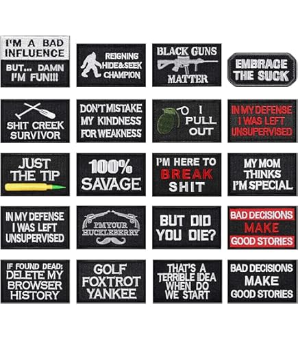 Goon Squad Morale Patch Ricamato 5,1 X 8,3 Cm - Toppa Tattica Con Gancio Per Uniformi, Airsoft E Accessori