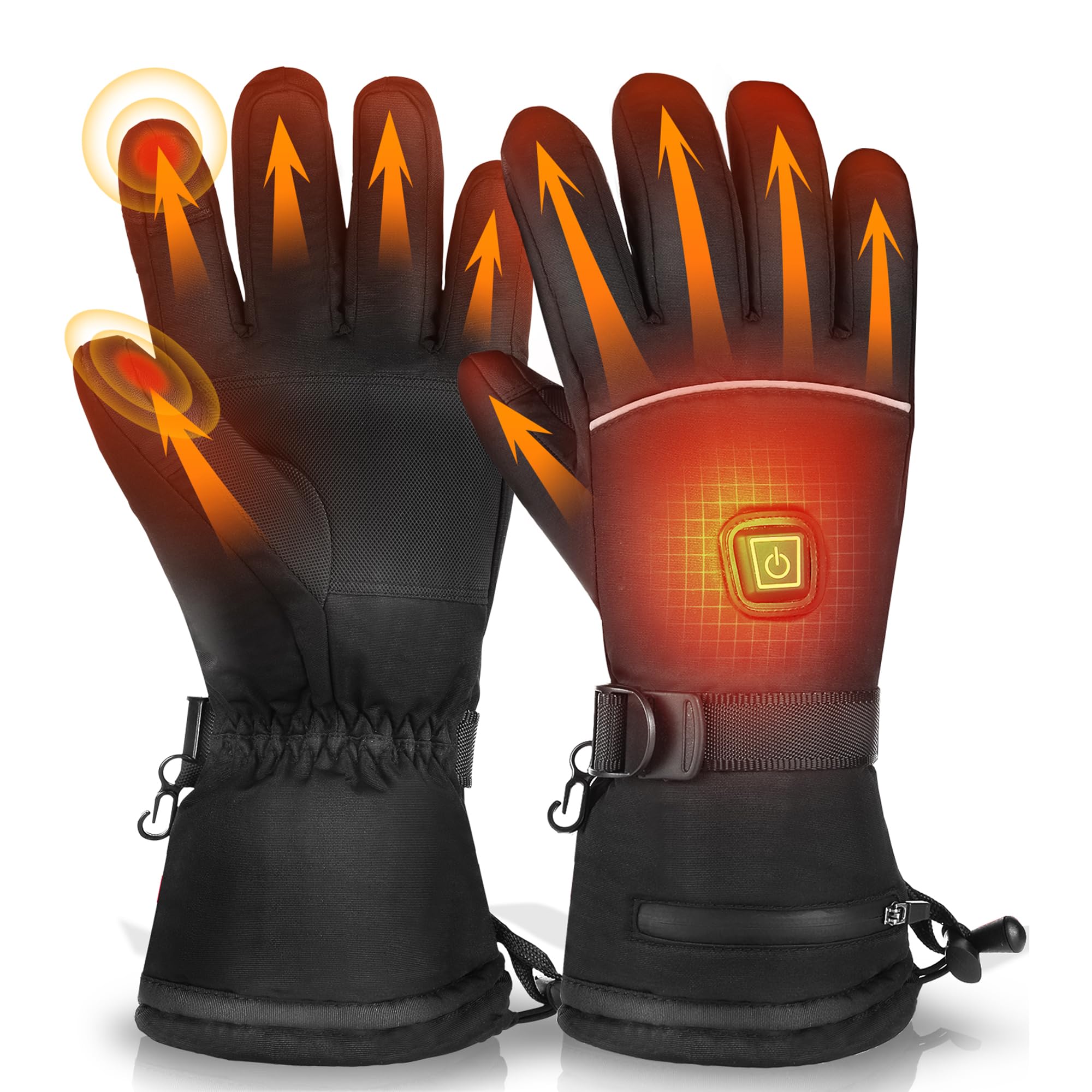 Electric Heated Gloves for Skiing and Motorcycling